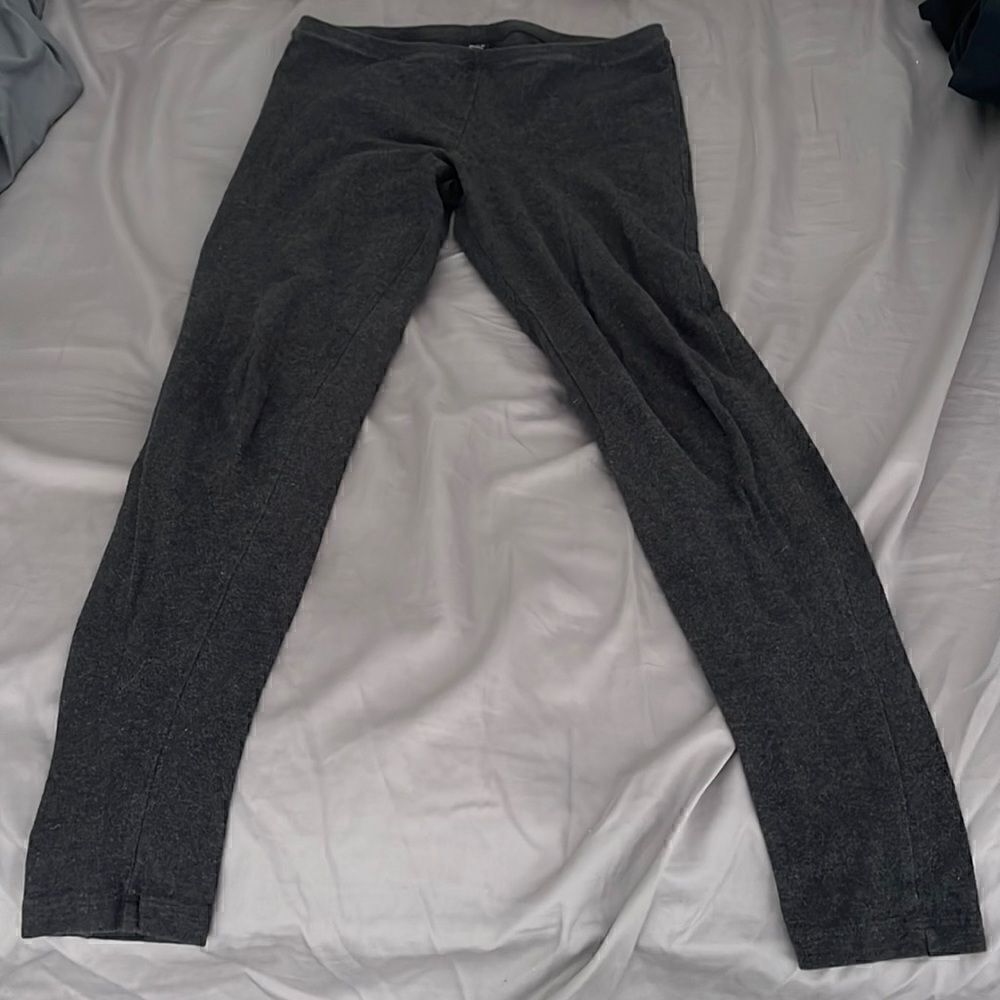 Hue gray leggings, sz S